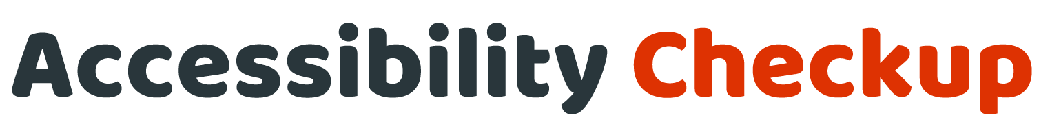 Accessibility Checkup Logo